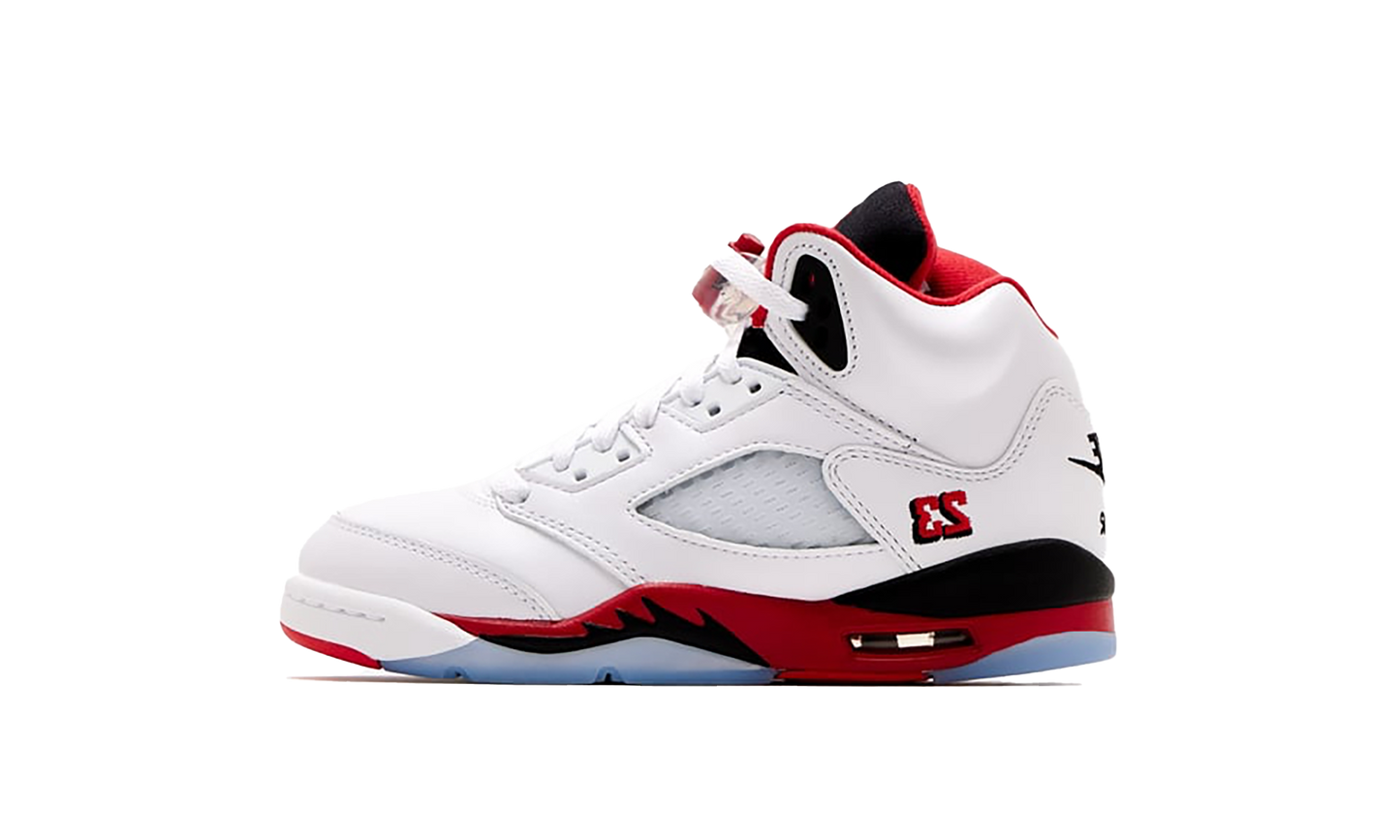 Air Jordan 5 GS "Fire Red - Black Tongue (2025)" HQ7980 101