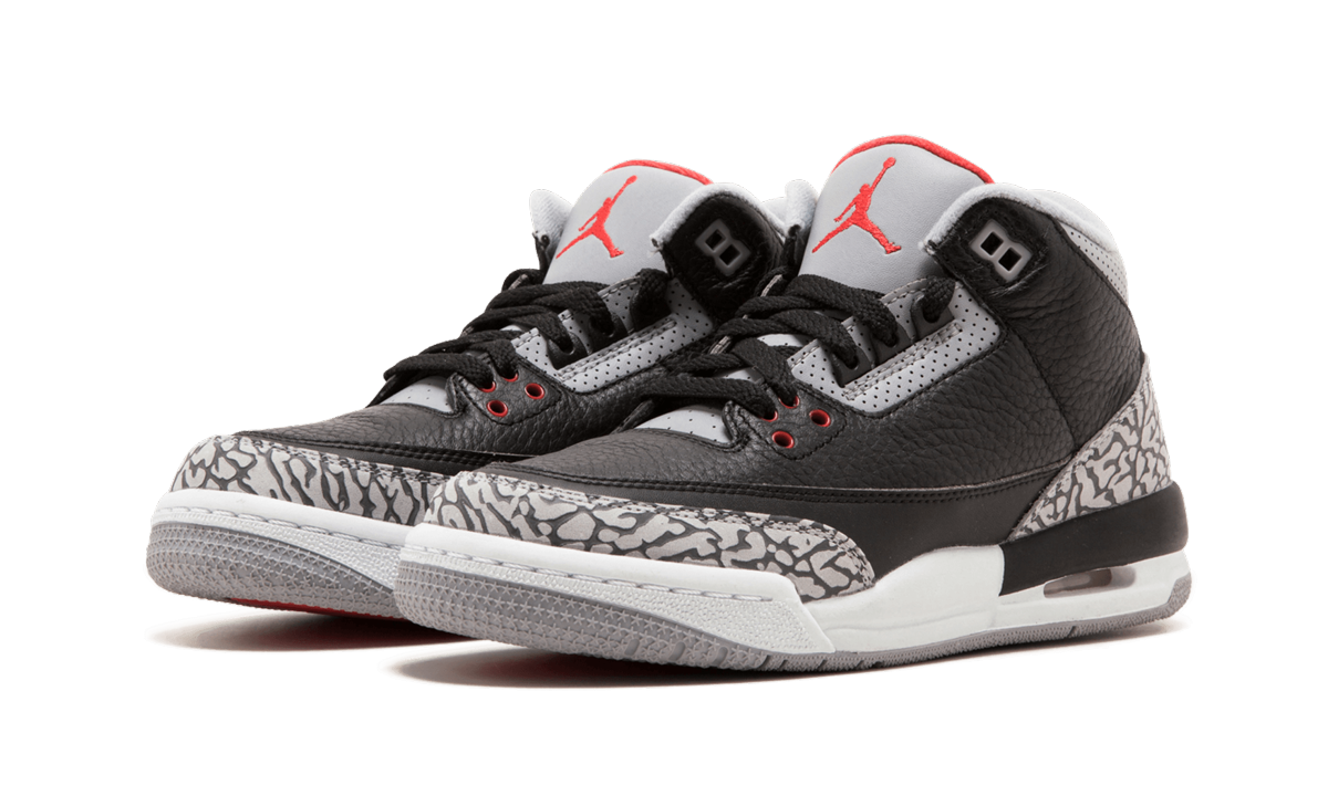 Air Jordan 3 Retro GS "Black Cement 2018" 854261 001