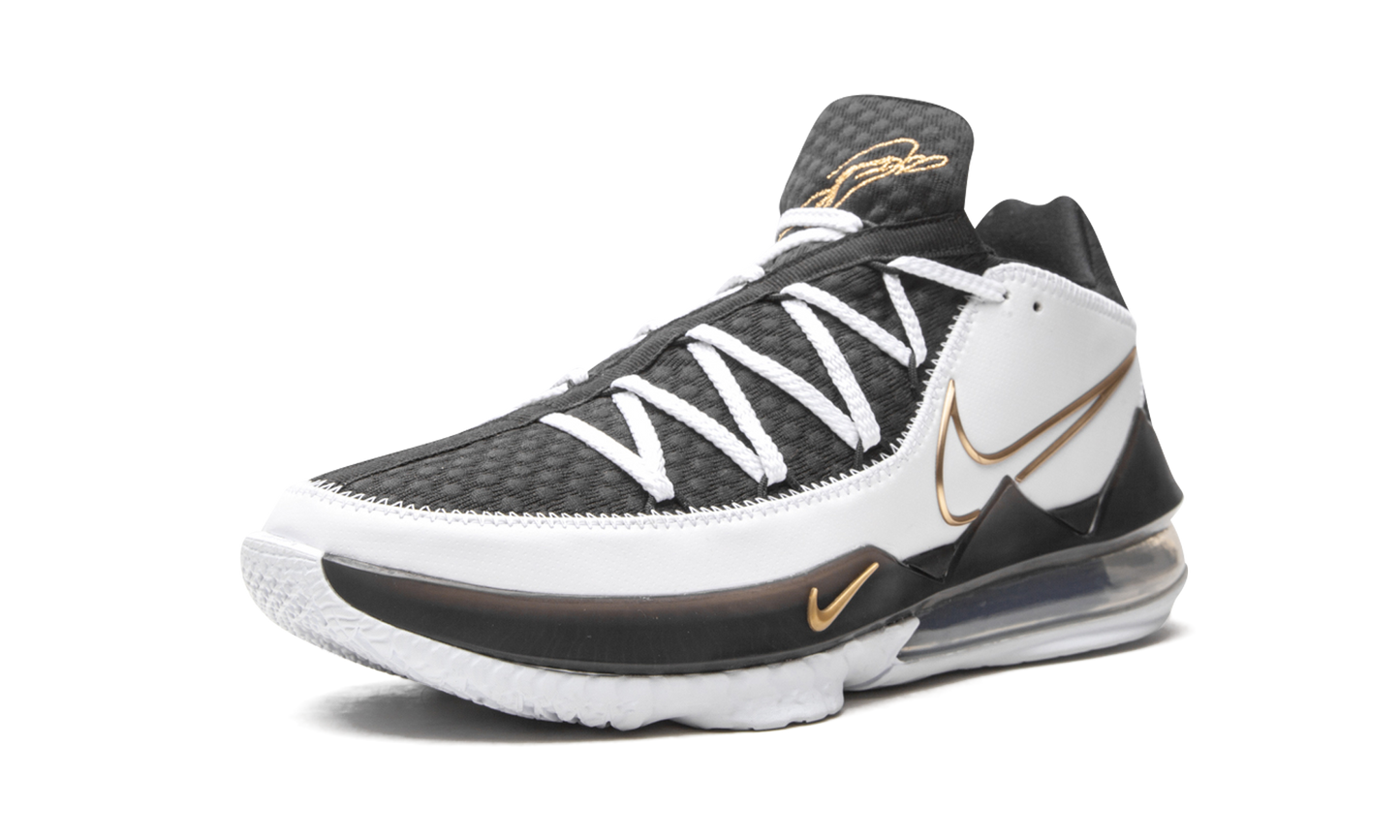 LeBron 17 Low "Black / White / Metallic Gold" CD5007 101