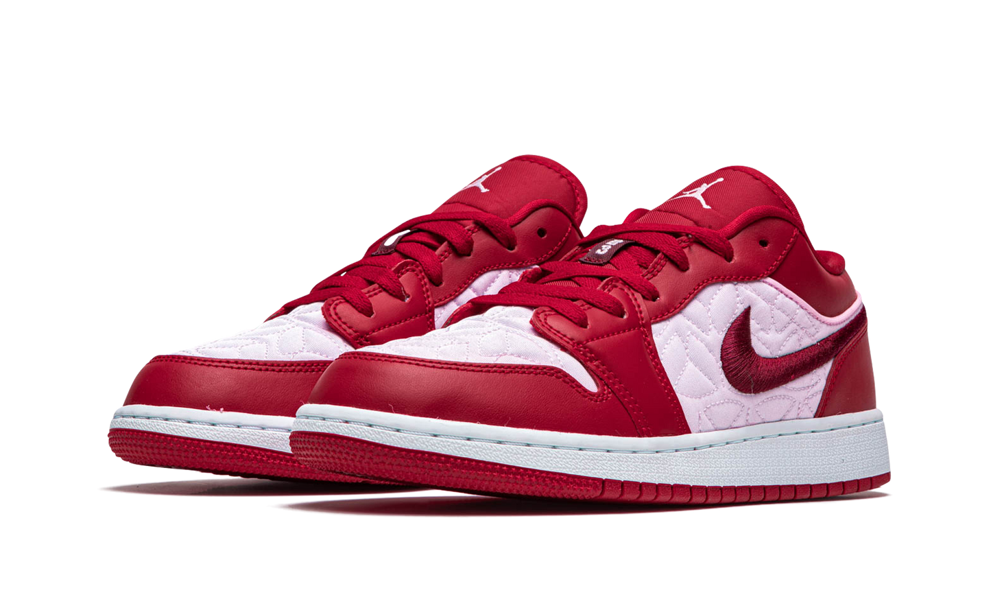 Air Jordan 1 Low SE GS "Pink Quilt"