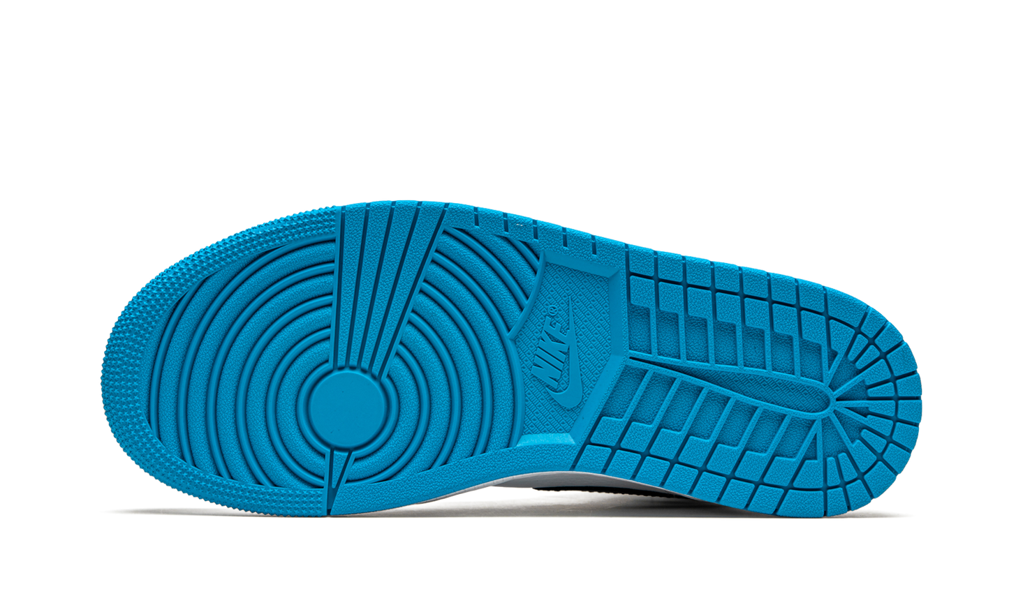 Air Jordan 1 Mid "White / Laser Blue" 554724 141