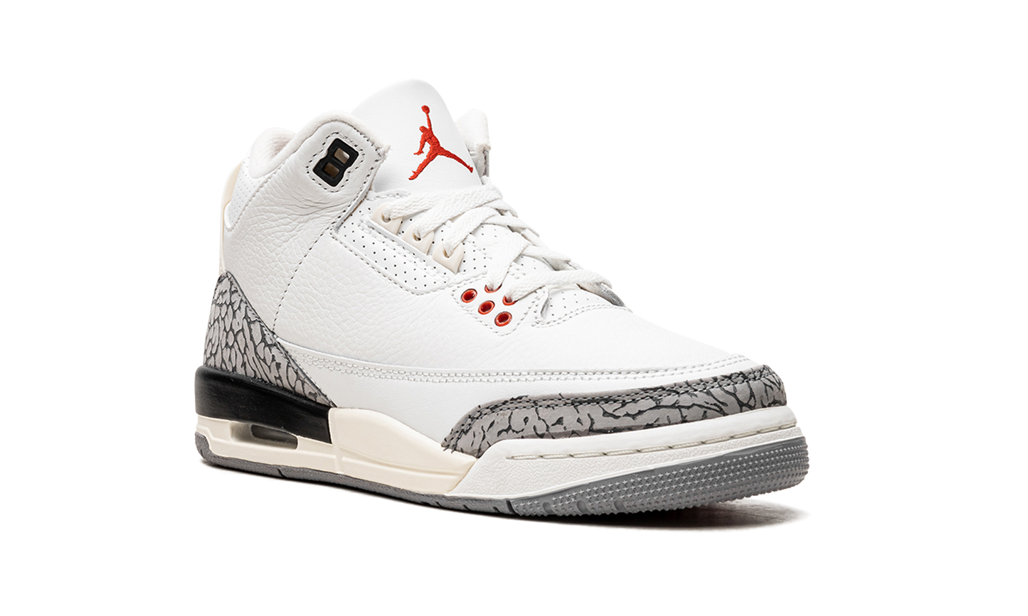 Air Jordan 3 GS "White Cement Reimagined 2023" DM0967 100