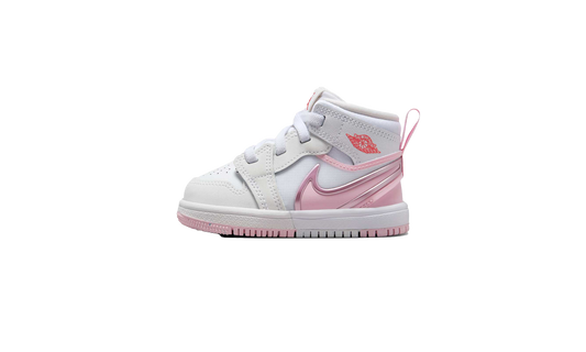 Air Jordan Retro 1 Mid RM Easyon TD "White Fire Red Pink Foam" FQ1283 101