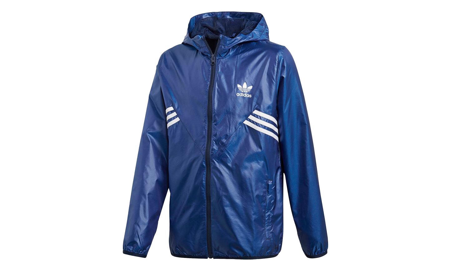 Boys Originals Fleece Windbreaker "Collegiate Navy / Hi Res Blue / White" CE1090