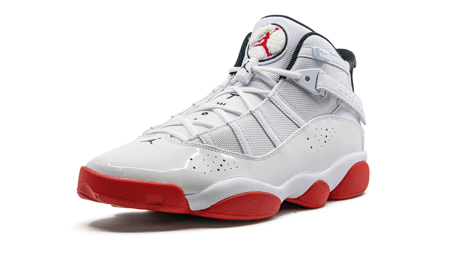 Jordan 6 Rings "White / University Red" 322992 160