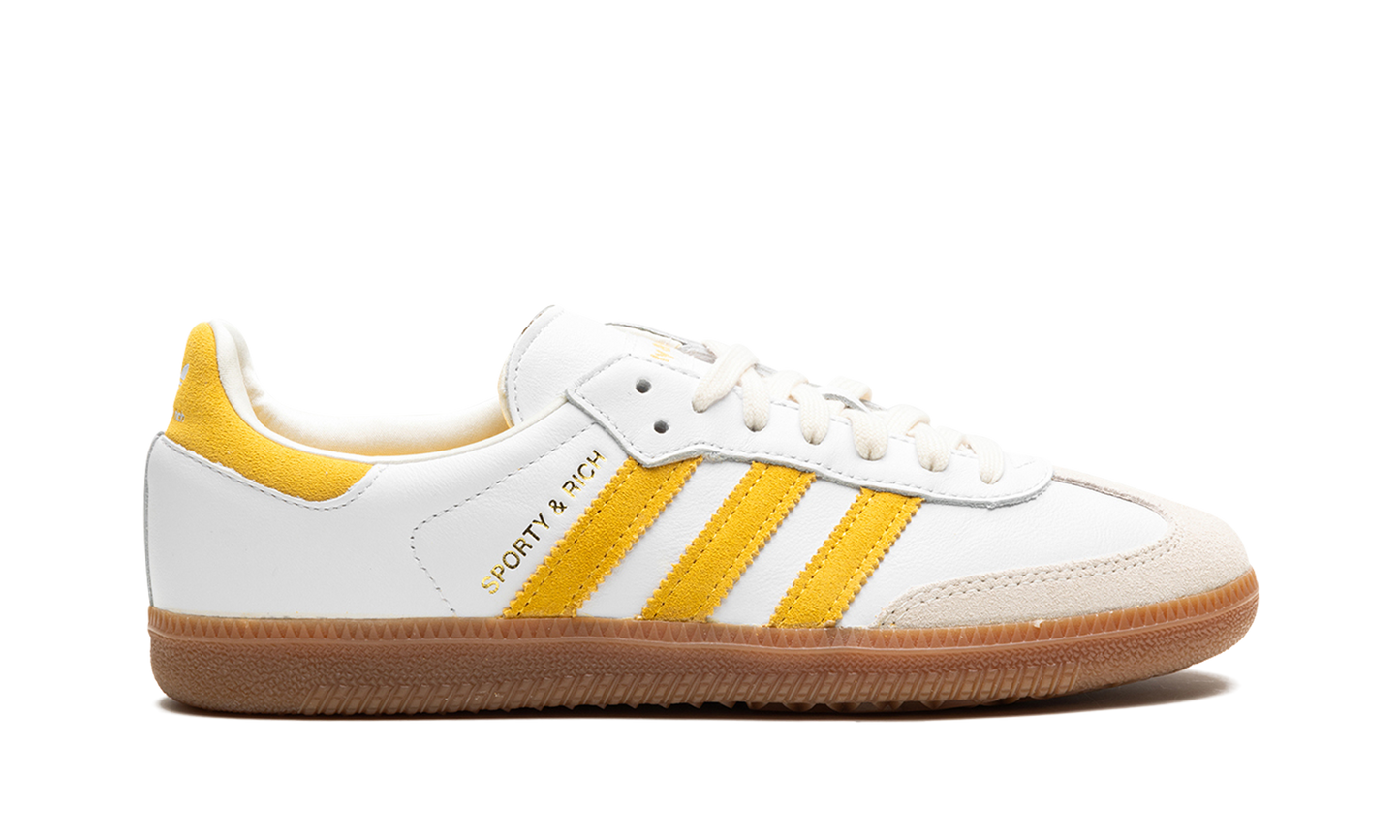 Samba OG "SPORTY & RICH - White Bold Gold" IF5661