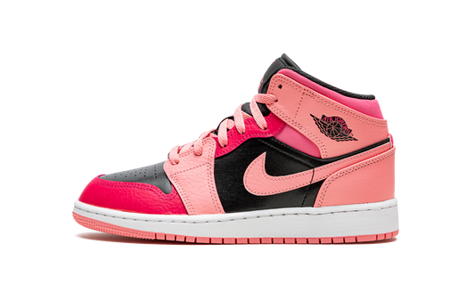 Air Jordan 1 Mid GS "Coral Chalk" 554725 662