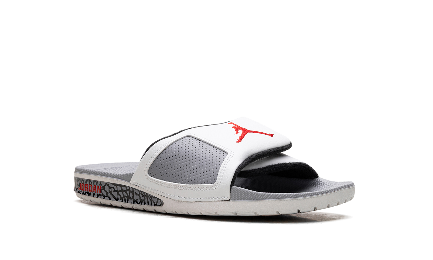 Air Jordan Hydro 3 Retro Slide "White Cement" 854556 101