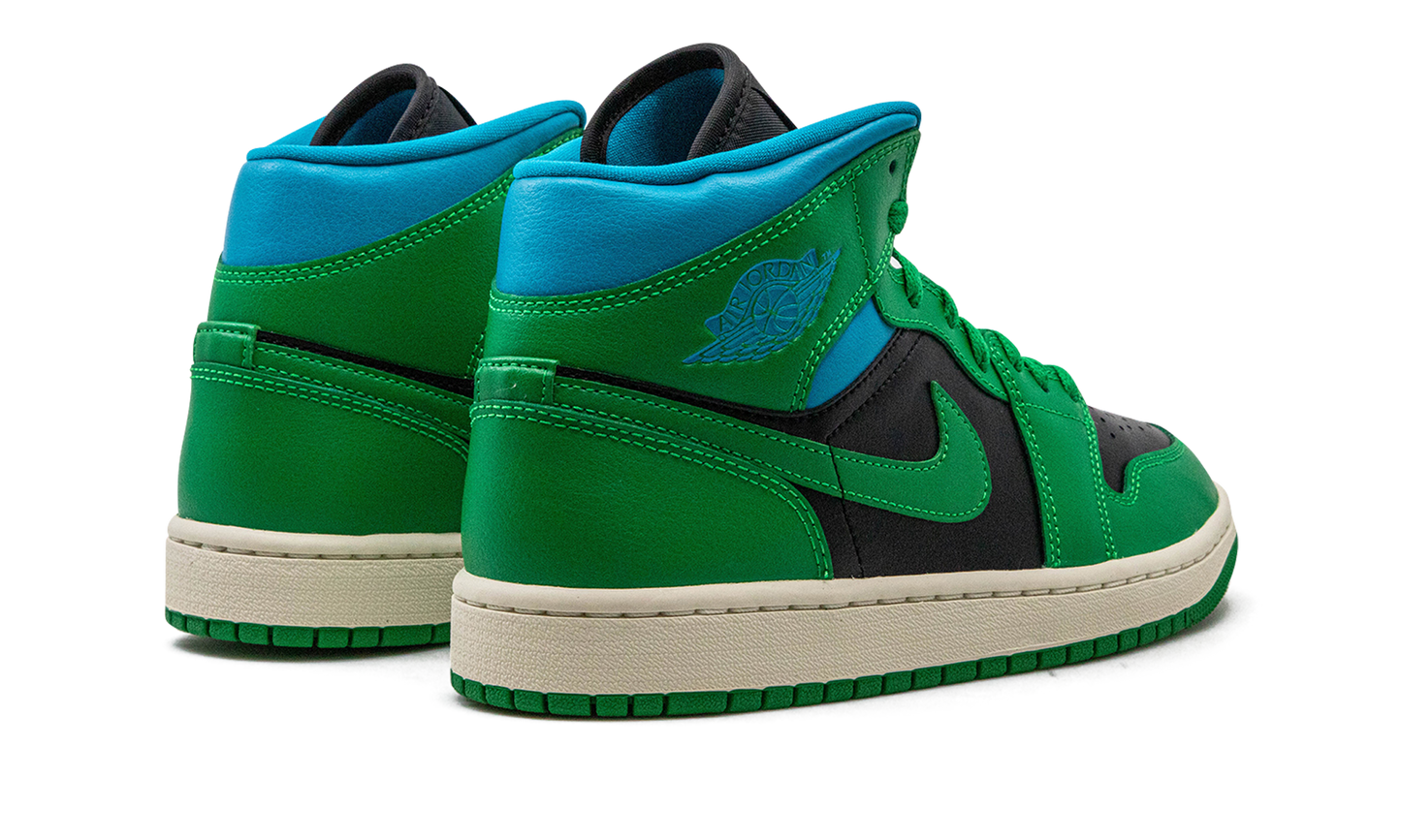 AIR JORDAN 1 MID WMNS "Lucky Green Aquatone" BQ6472 033