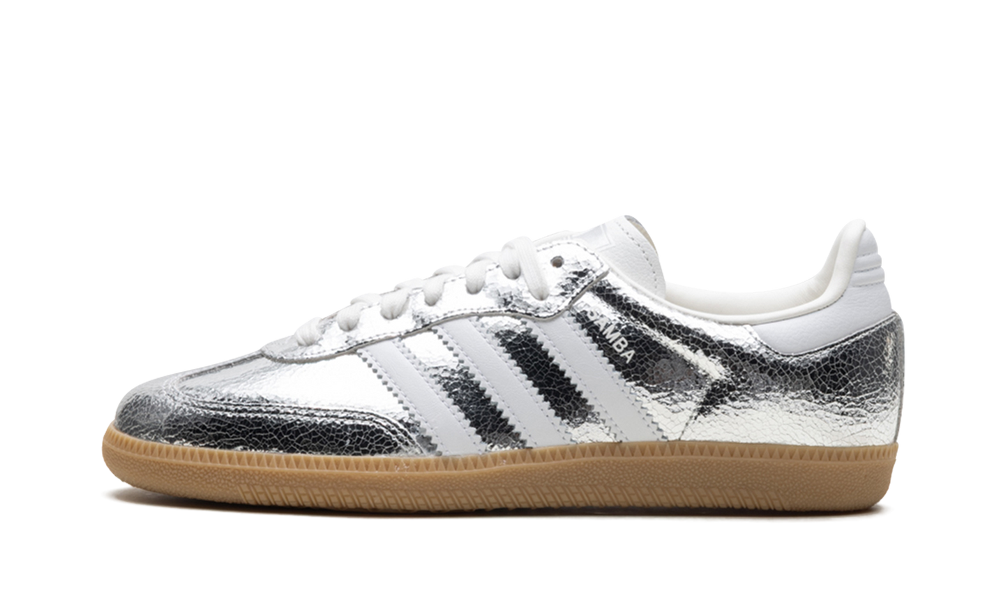 Samba OG WMNS "Silver Metallic Cracked Leather" JR0035