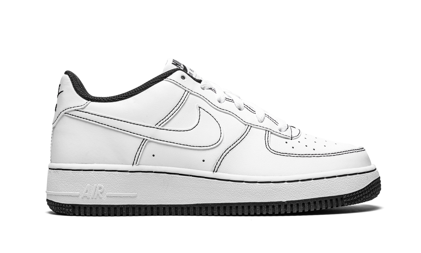 Air Force 1 Low '07 GS "Contrast Stitching - White / Black" CW1575 104