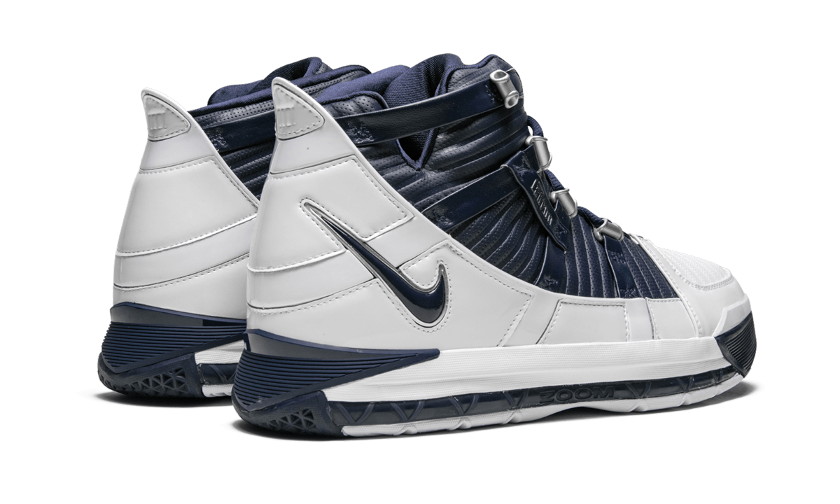 Zoom Lebron 3 QS "White/Navy"