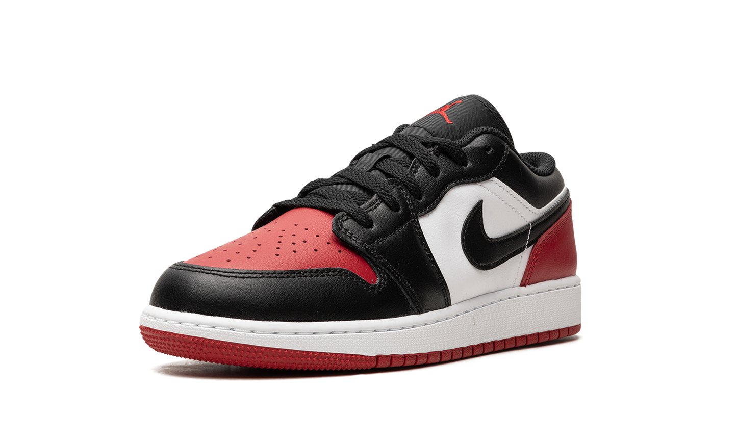 AIR JORDAN 1 LOW GS "BRED TOE" 553560 161