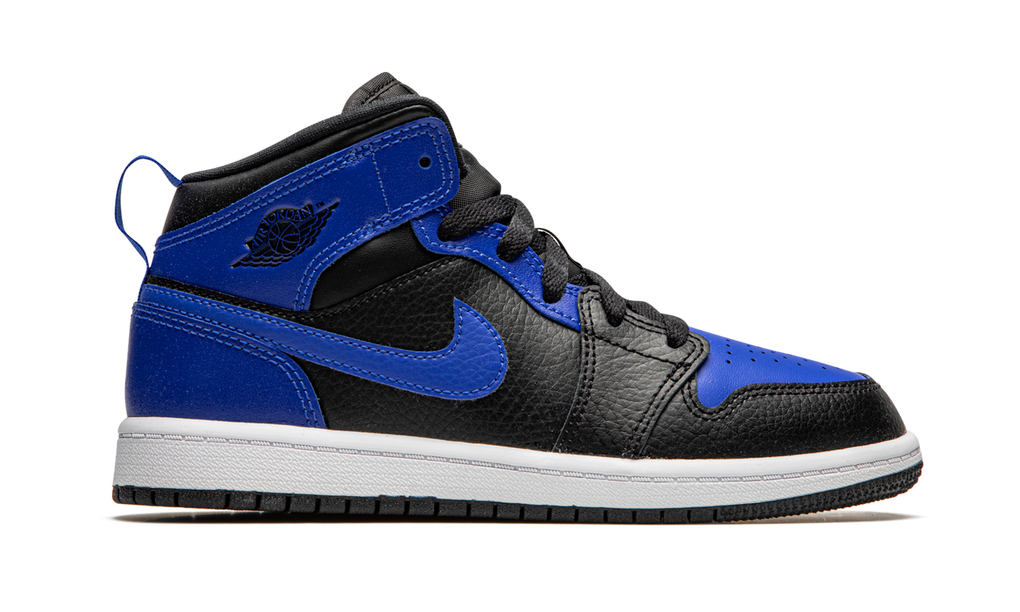Air Jordan 1 Mid PS "Hyper Royal / Black" 640734 077