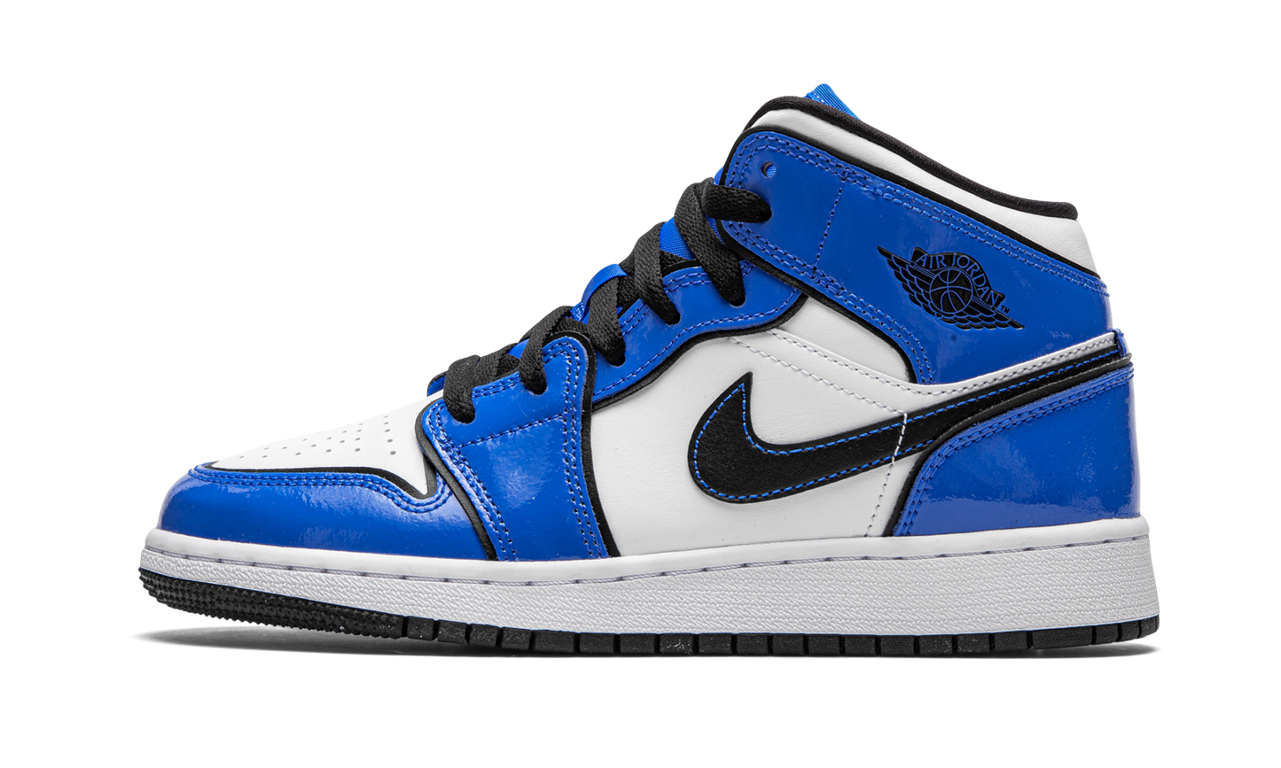 Air Jordan 1 Mid SE GS "Signal Blue" BQ6931 402