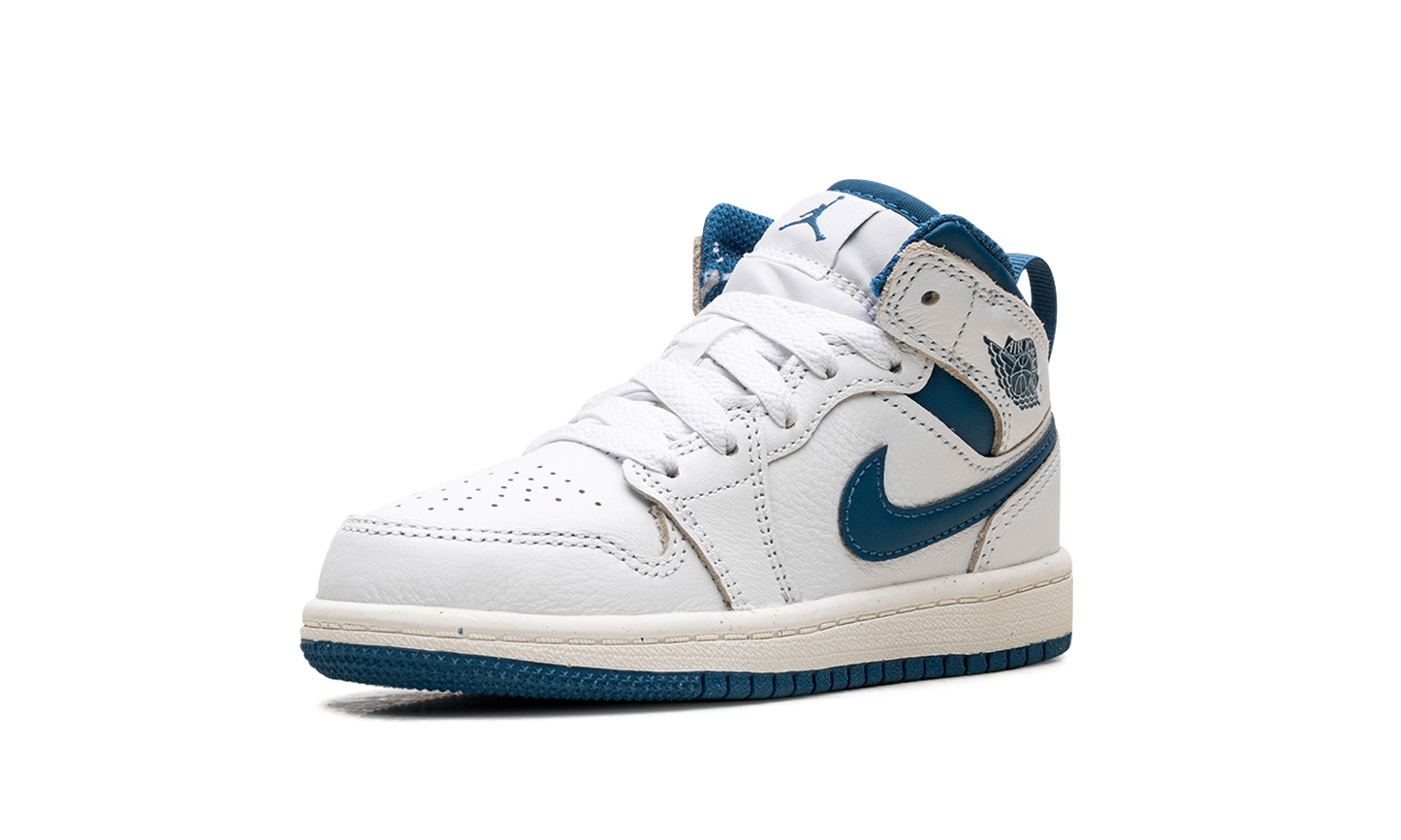 Air Jordan 1 Mid SE PS "INDUSTRIAL BLUE" FN7493 141