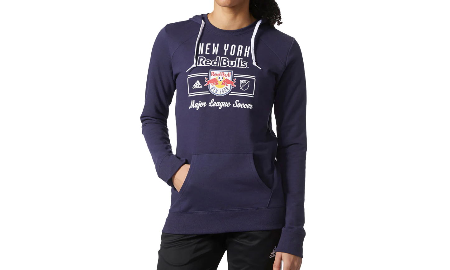 Red Bulls Fleece Crew Neck Pullover Hoodie "Blue / White" BT2354