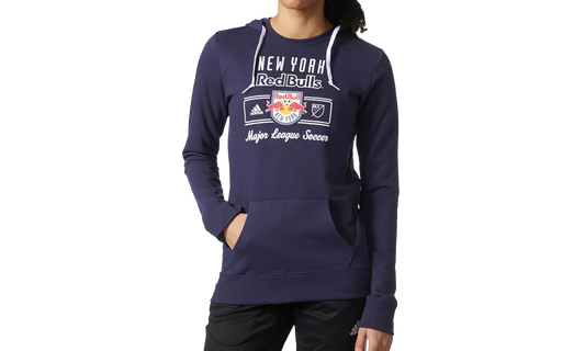 Red Bulls Fleece Crew Neck Pullover Hoodie "Blue / White" BT2354