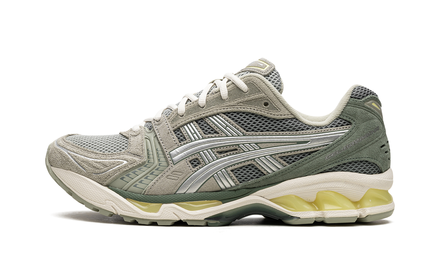 GEL KAYANO 14 "Olive Grey Pure Silver"