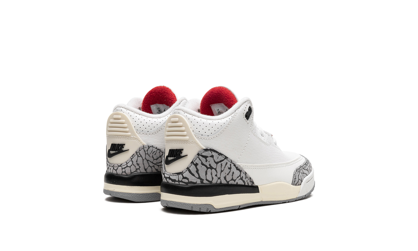 Air Jordan 3 TD "White Cement Reimagined 2023" DM0968 100
