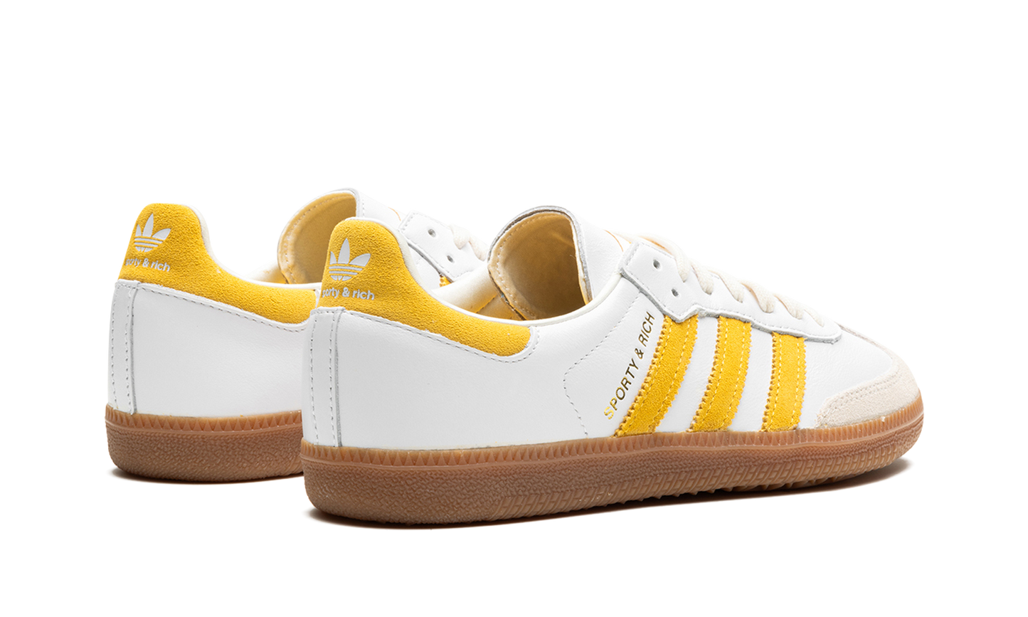Samba OG "SPORTY & RICH - White Bold Gold" IF5661