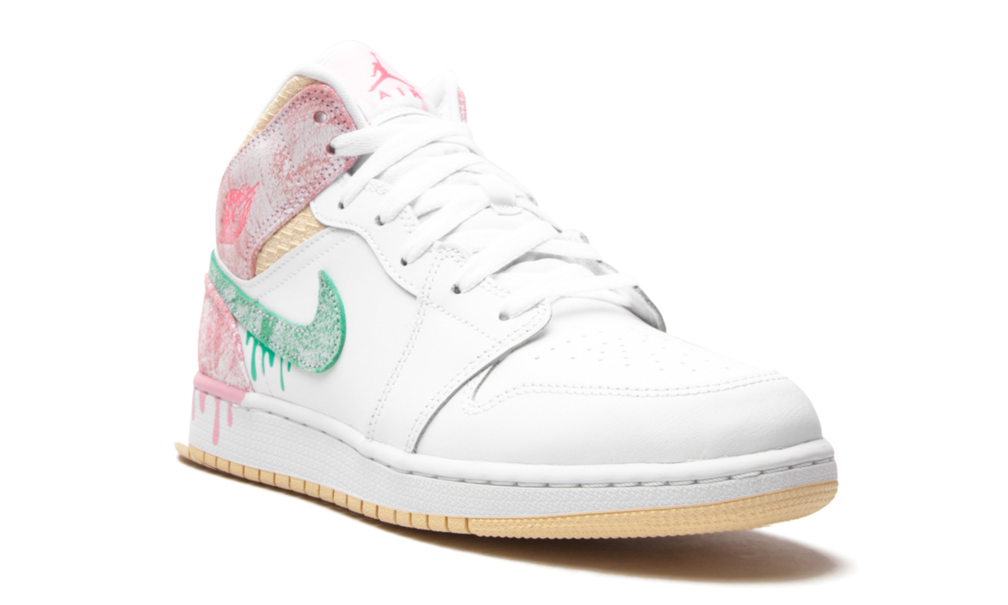 Air Jordan 1 Mid SE GS "Ice Cream" DD1666 100