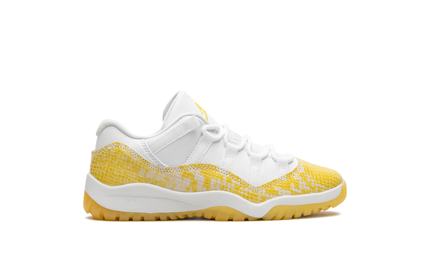 Air Jordan 11 Low PS "Yellow Snakeskin" 580522 107