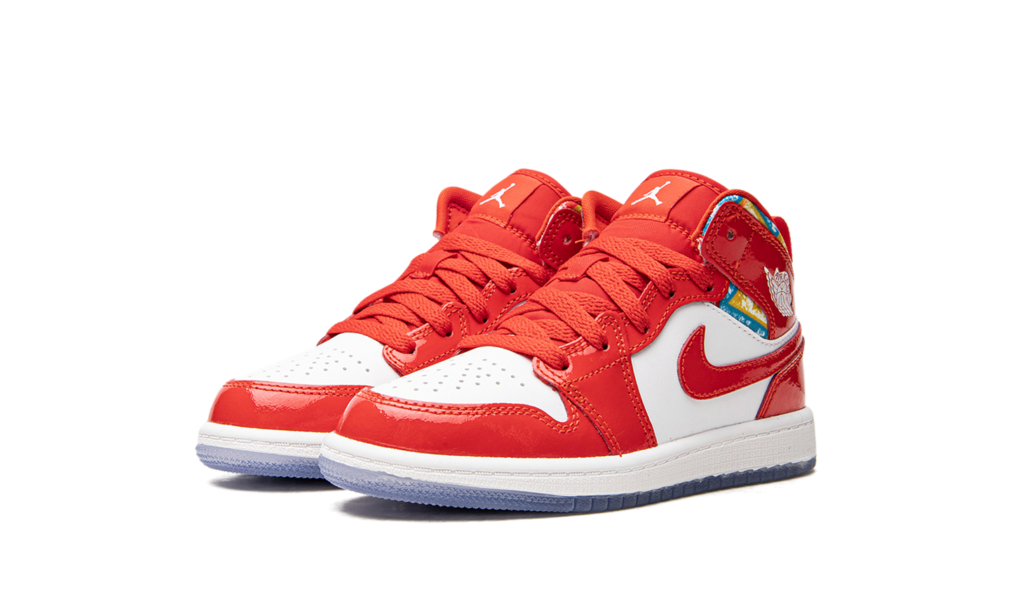 Jordan 1 Mid SE PS "Barcelona Sweater" DC7249 600