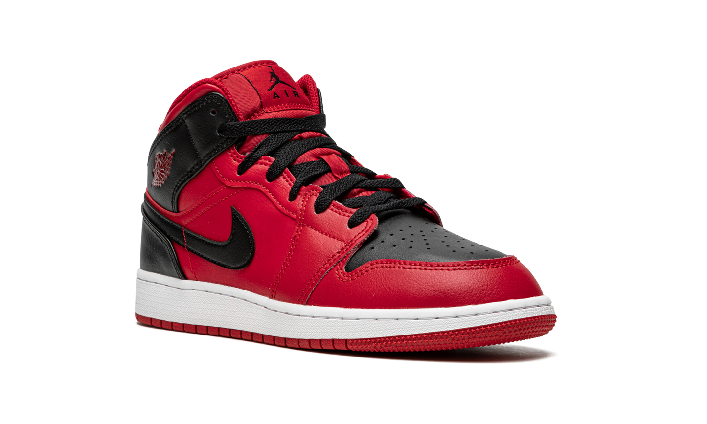 Air Jordan 1 Mid GS "Reverse Bred" 554725 660