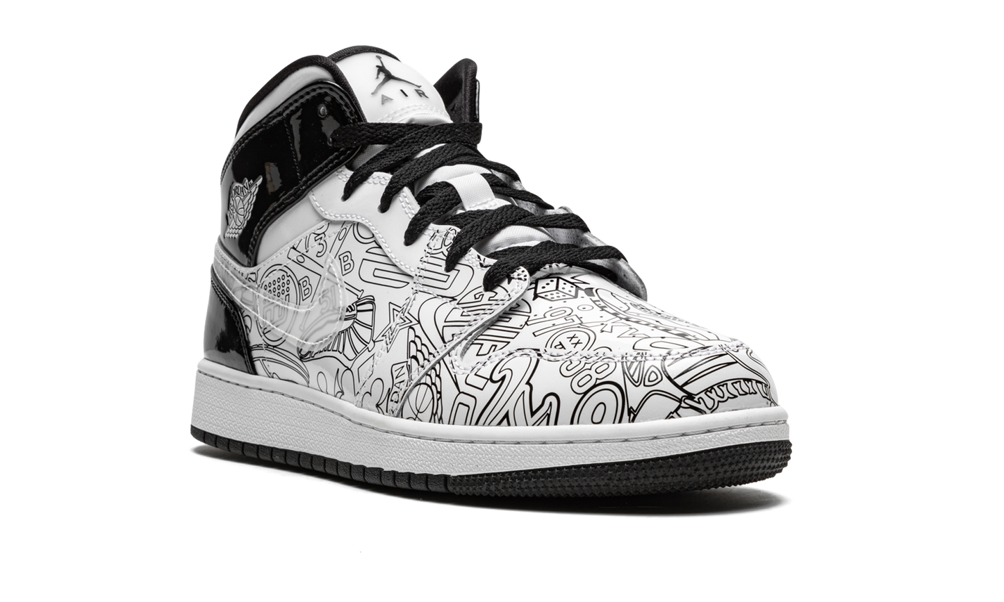 Air Jordan 1 MID SE GS "DIY" DC4099 100