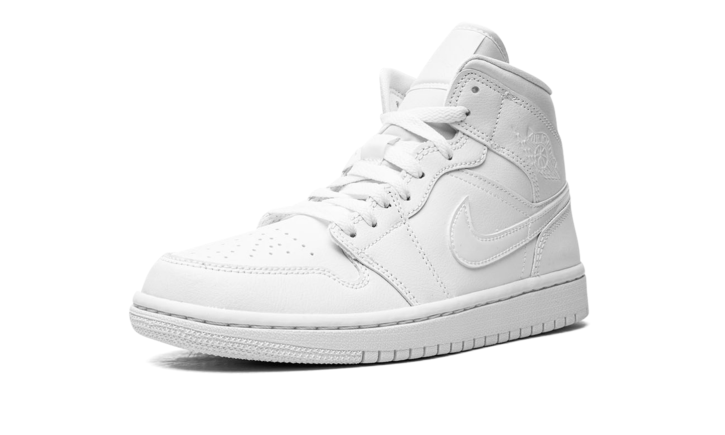 AIR JORDAN 1 MID WMNS "Triple White 2022" DV0991 111