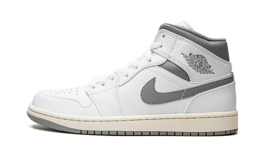 Air Jordan 1 Mid "White / Stealth Grey" 554724 135