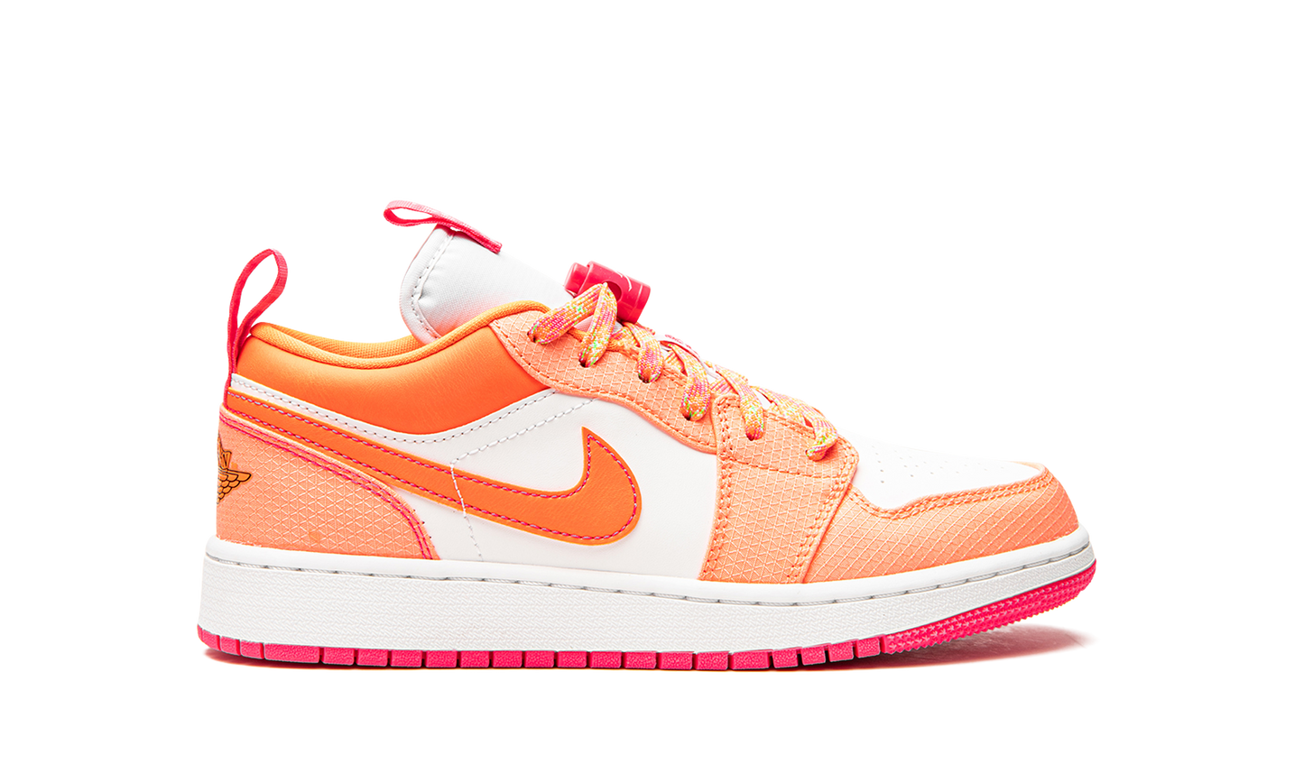 AIR JORDAN 1 LOW UTILITY GS "Hyper Crimson"