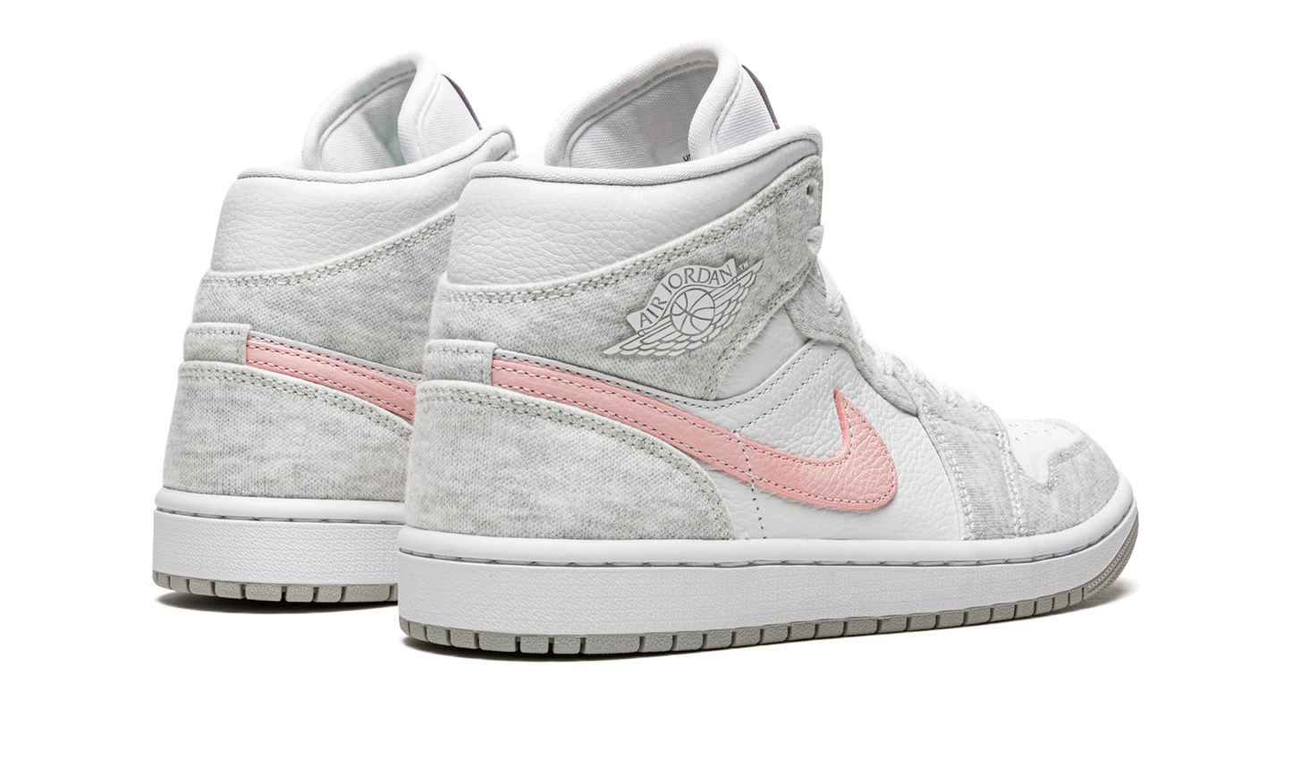 AIR JORDAN 1 MID SE WMNS "Heather Grey / Pink" DN4045 001