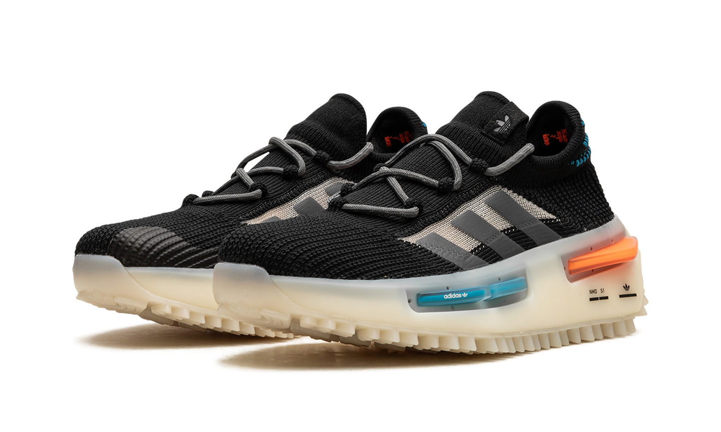 NMD S1 "Core Black / Blue / Orange" FZ5706