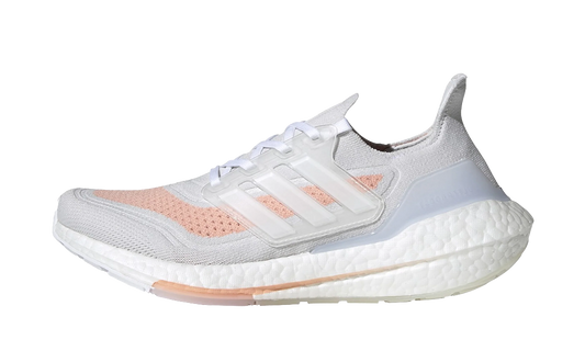 ULTRABOOST 21 WMNS "CRYSTAL WHITE/CLOUD WHITE/GLOW PINK" FY0396