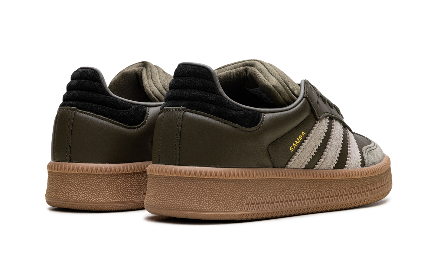 Samba XLG "Olive Strata Wonder Beige Gold Metallic" JQ2387