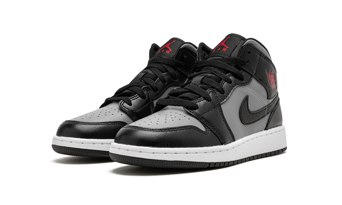 Air Jordan 1 Mid GS "Shadow / Red" 554725 096