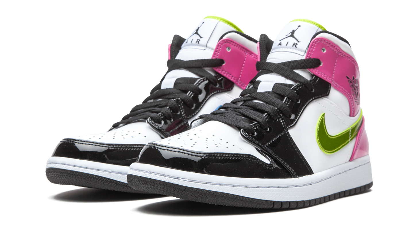 Air Jordan 1 Mid SE "Cyber / Active Fuchsia" CZ9834 100