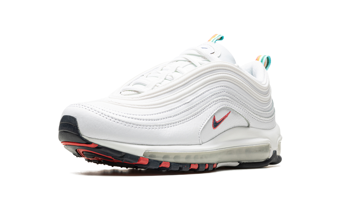 AIR MAX 97 MNS WMNS "White / Multicolor"