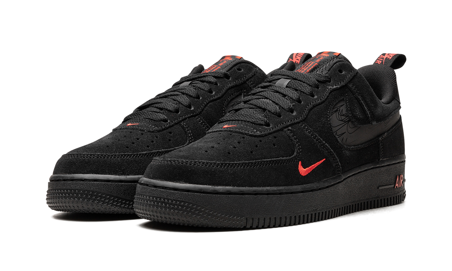 Air Force 1 Low "Multi Swoosh Black Crimson" DZ4514 001