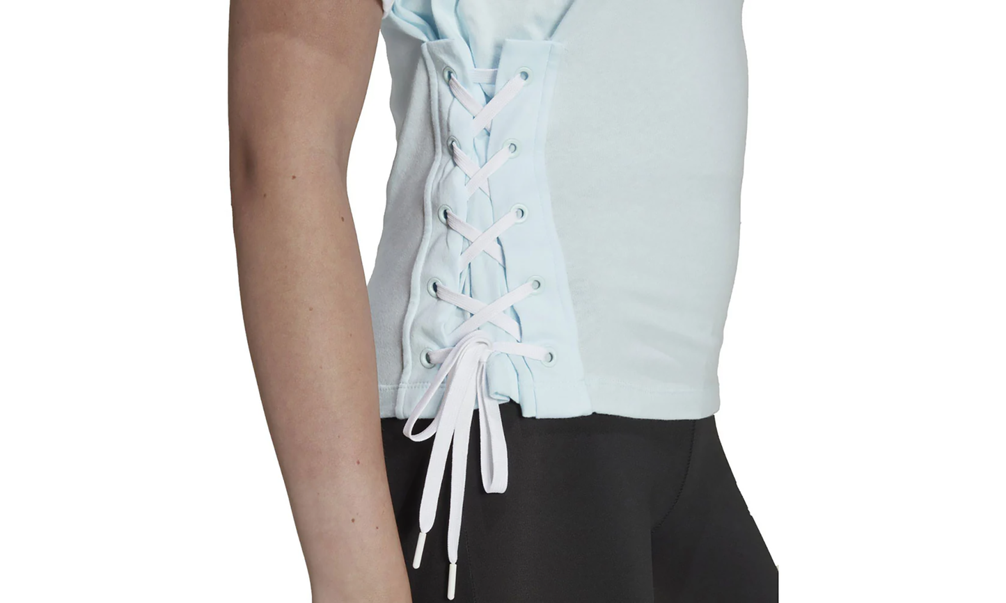 Laced T-Shirt "Almost Blue" HK5063