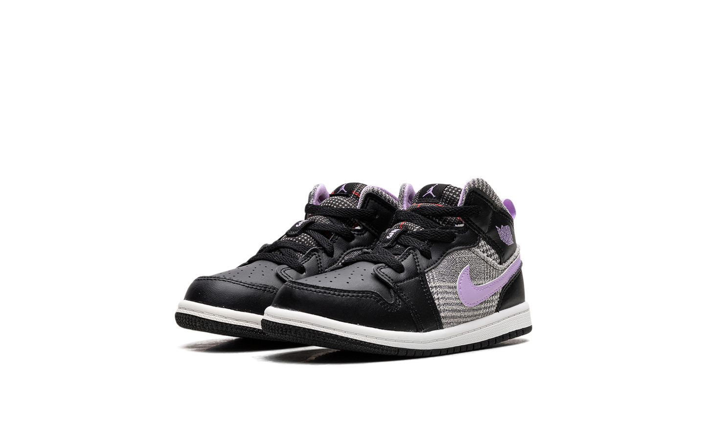 Air Jordan 1 Mid SE TD "Houndstooth" DC7228 015