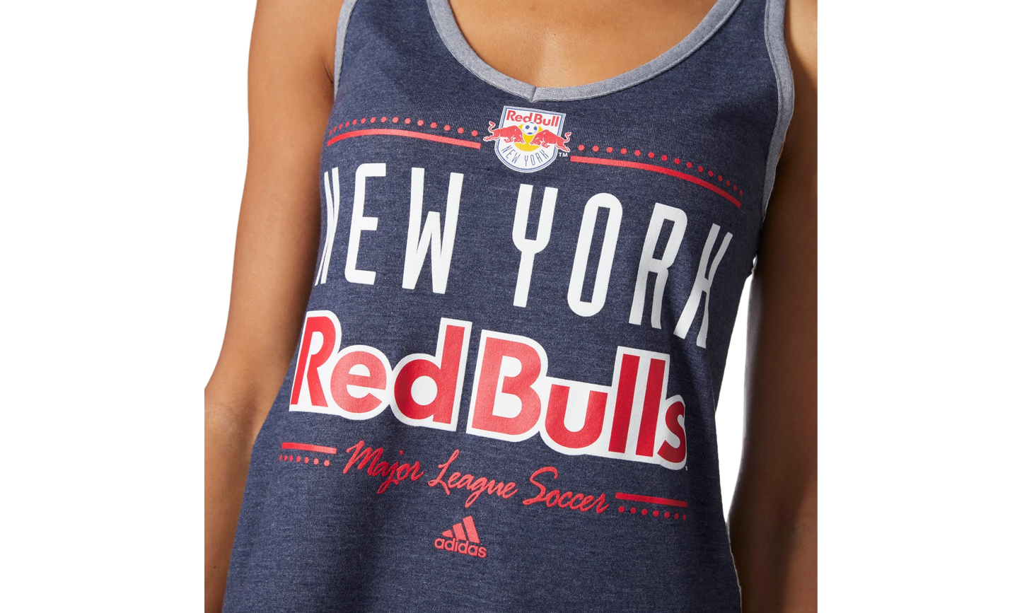 New York Red Bulls V-Neck Tank Top "Blue Heather" BU2612