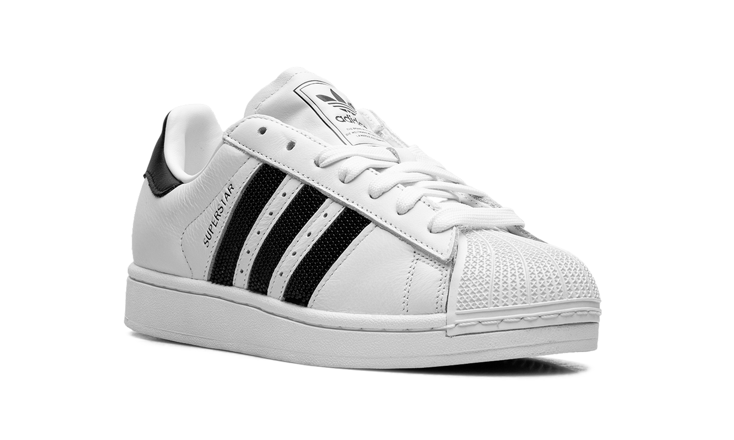 Superstar II WMNS "White Black Beaded Stripes" JP9678