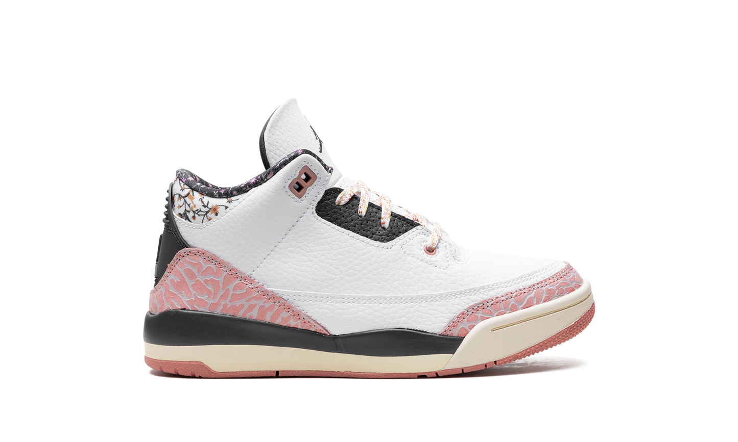 Air Jordan 3 PS "White/Red Stardust" FQ9174 100