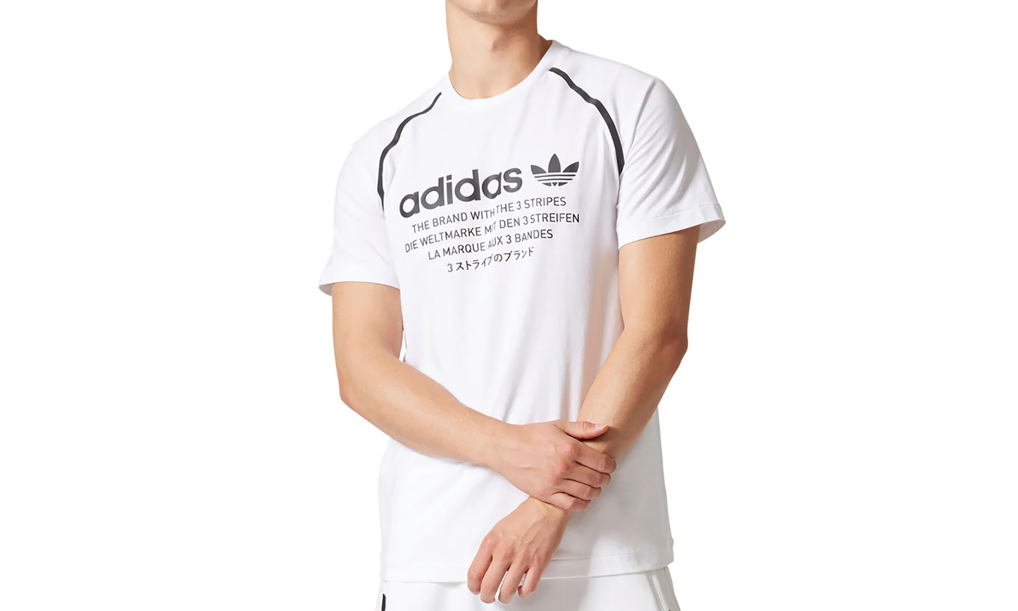 Short Sleeve T-Shirt "White / Black" CE7249