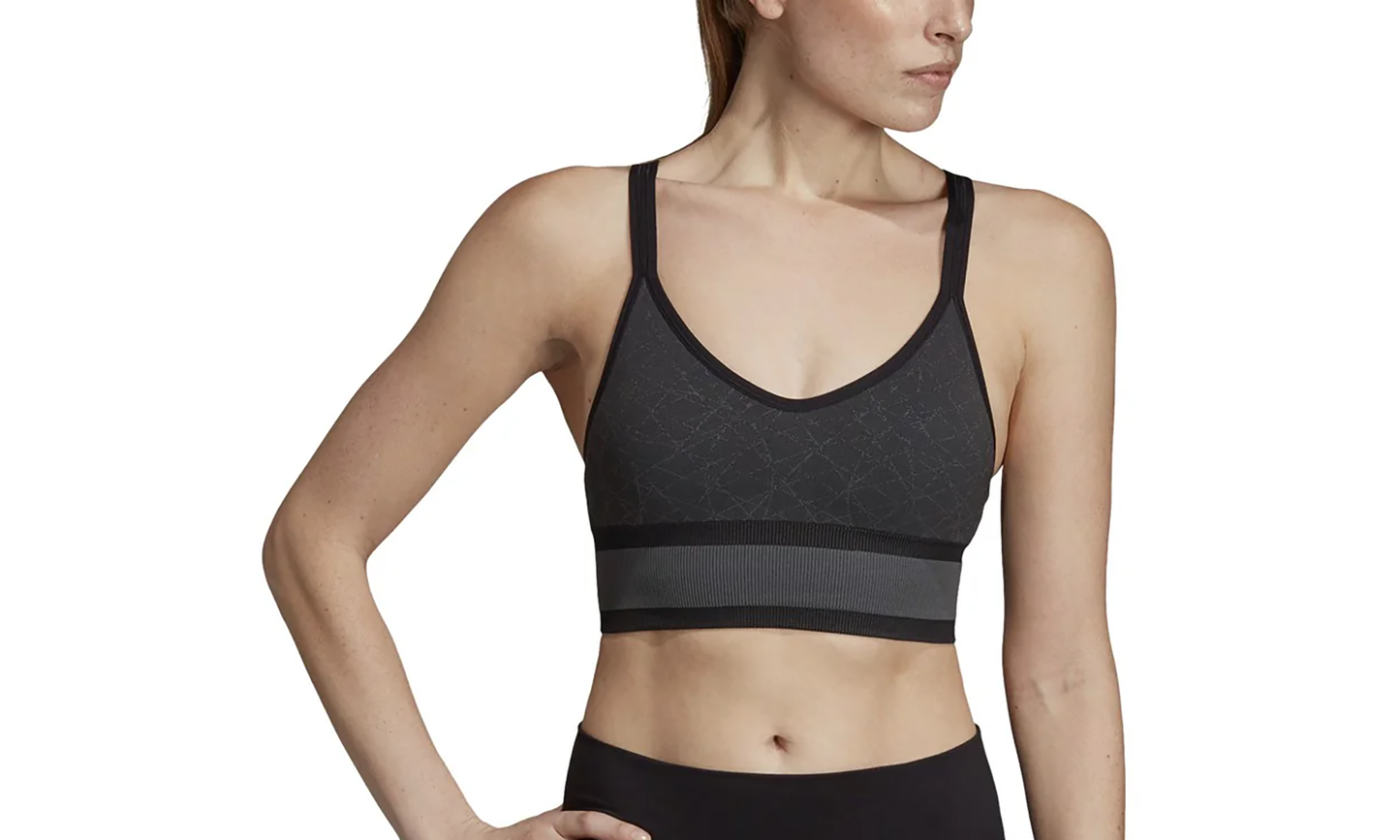 All Me Wanderlust Seamless Long Bra "Black / Grey Six" DT7977