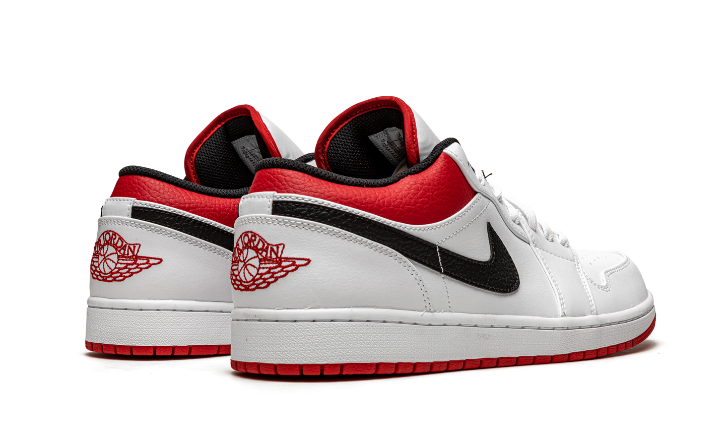 Air Jordan 1 Low "White University Red" 553558 118