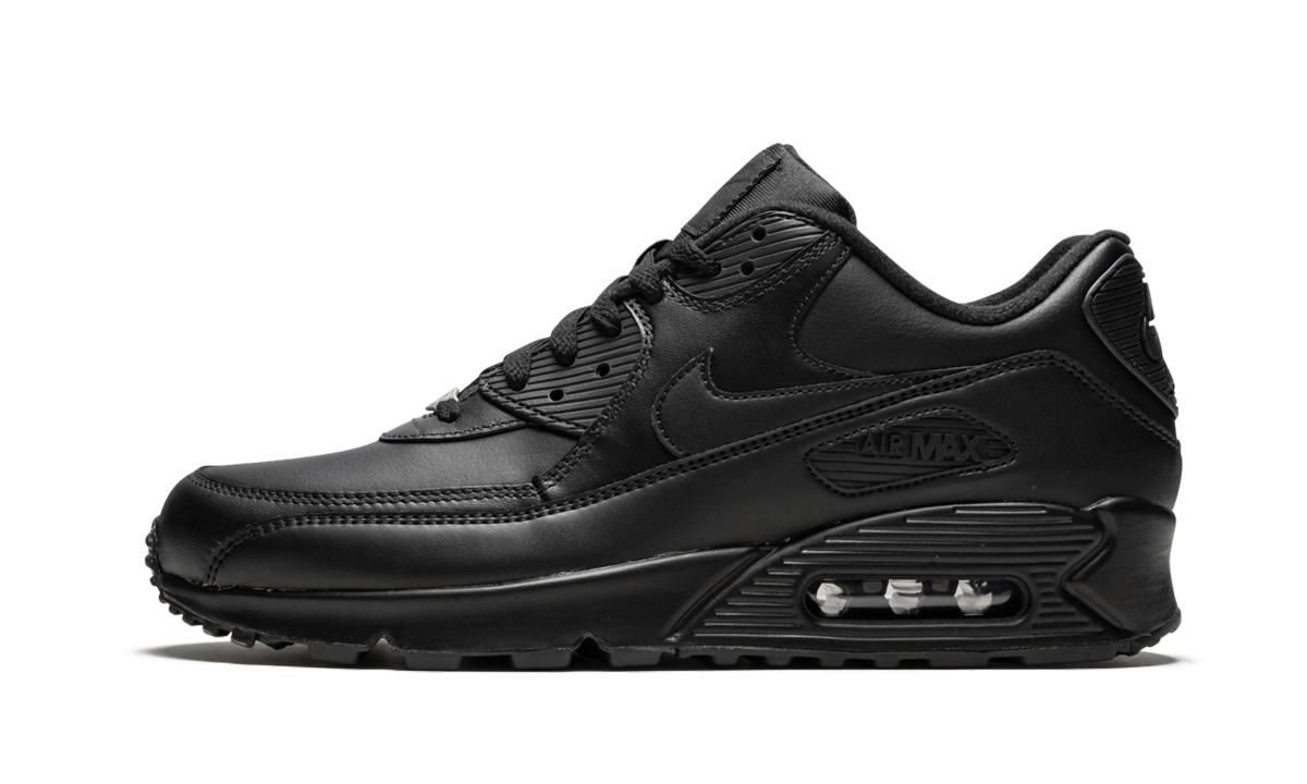 Air Max 90 Leather "Triple Black" 302519 001A